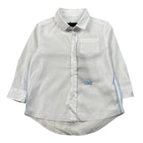 Daniele Alessandrini Camicia Manica Lunga Tinta Unita con Taschino per Bambino 1295C00072 BIANCO DANIELE ALESSANDRINI 