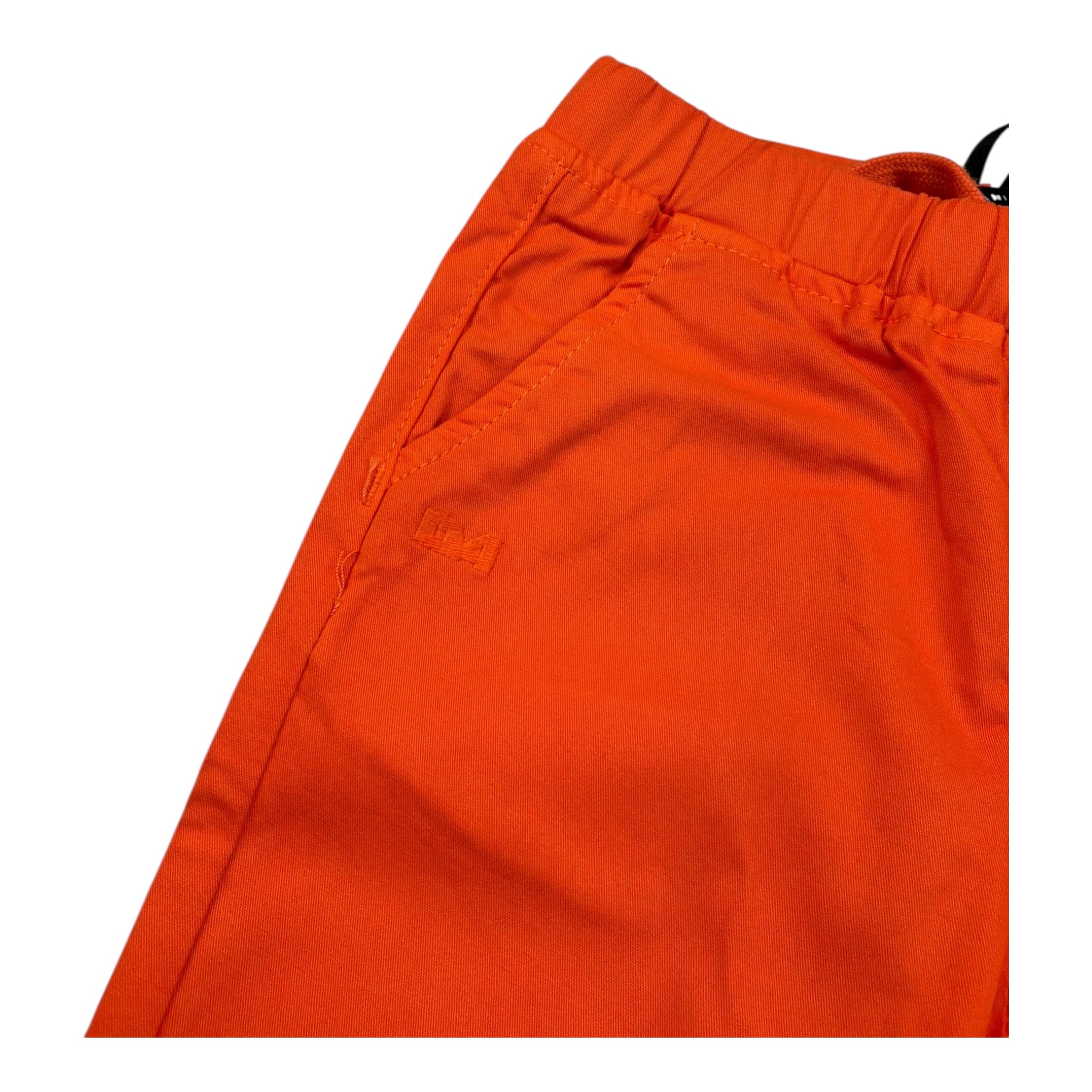 Daniele Alessandrini Pantalone Tinta Unita con Elastico In Vita per Bambino 1295P00206J ARANCIONE DANIELE ALESSANDRINI 