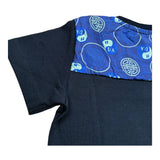 Daniele Alessandrini T-Shirt Girocollo Tinta Unita con Stampa per Neonato 1296M00036 BLU DANIELE ALESSANDRINI 