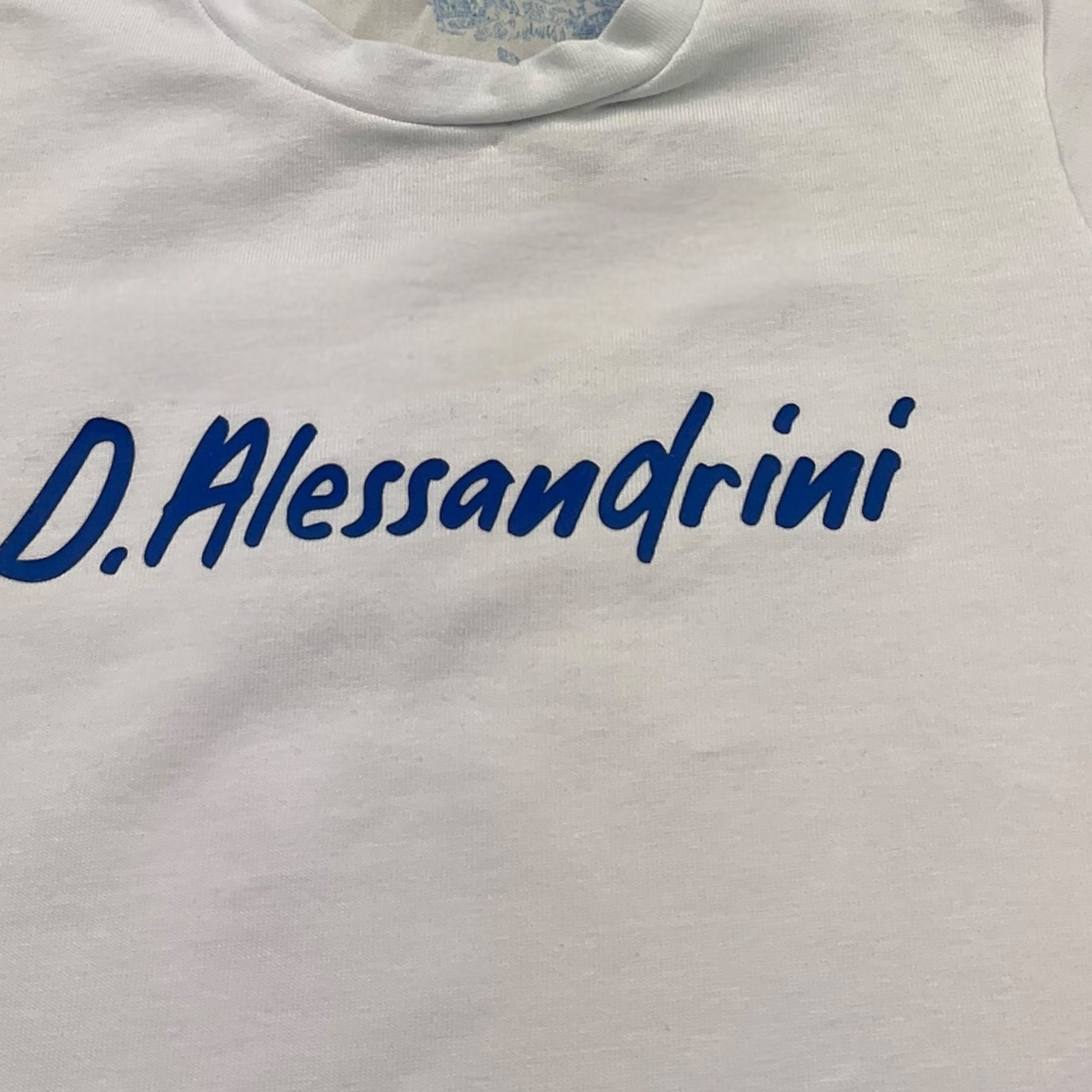 Daniele Alessandrini T-Shirt Tinta Unita con Stampa per Neonato 1296M00223 BIANCO DANIELE ALESSANDRINI 