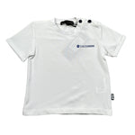 Daniele Alessandrini T-Shirt tinta unita con Stampa Bianco per Neonato 1296M08969 BIANCO DANIELE ALESSANDRINI 