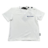 Daniele Alessandrini T-Shirt tinta unita con Stampa Bianco per Neonato 1296M08969 BIANCO DANIELE ALESSANDRINI 