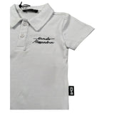 Daniele Alessandrini Polo Mezza Manica Tinta Unita con Logo per Neonato 1296MP00209 BIANCO DANIELE ALESSANDRINI 
