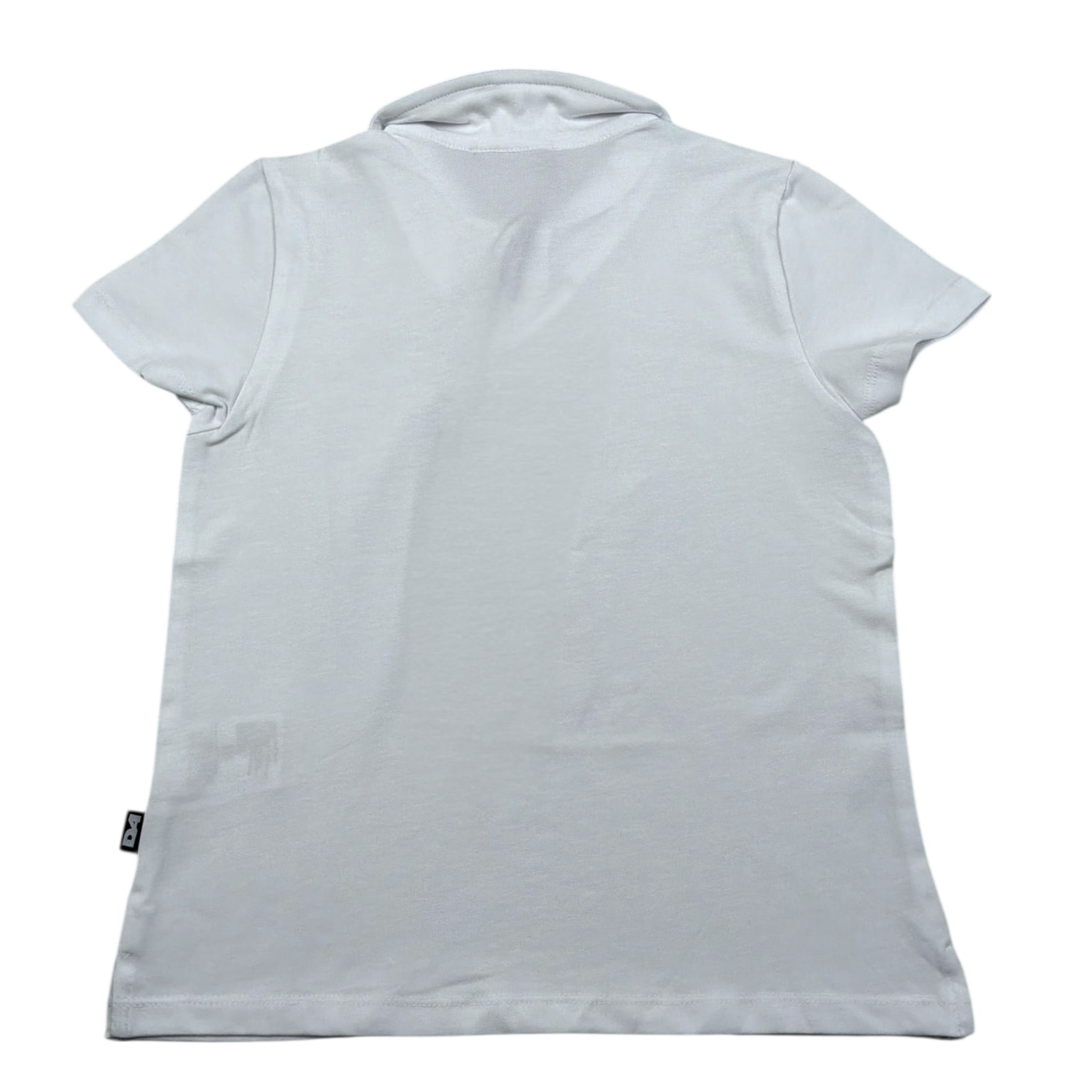 Daniele Alessandrini Polo Mezza Manica Tinta Unita con Logo per Bambino 1296MP00209J BIANCO DANIELE ALESSANDRINI 