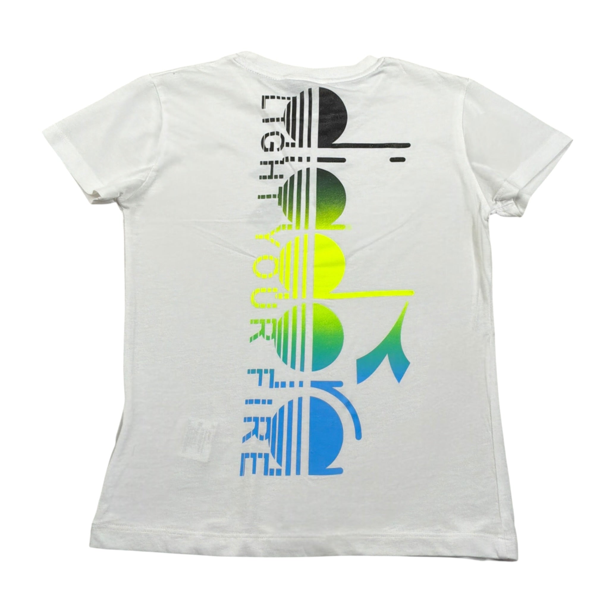 Diadora T-Shirt Girocollo tinta unita con Stampa Bianco per Bambino 022315 BIANCO DIADORA 
