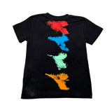 Diadora T-Shirt tinta unita con Stampa Nero per Bambino 033227 NERO DIADORA 