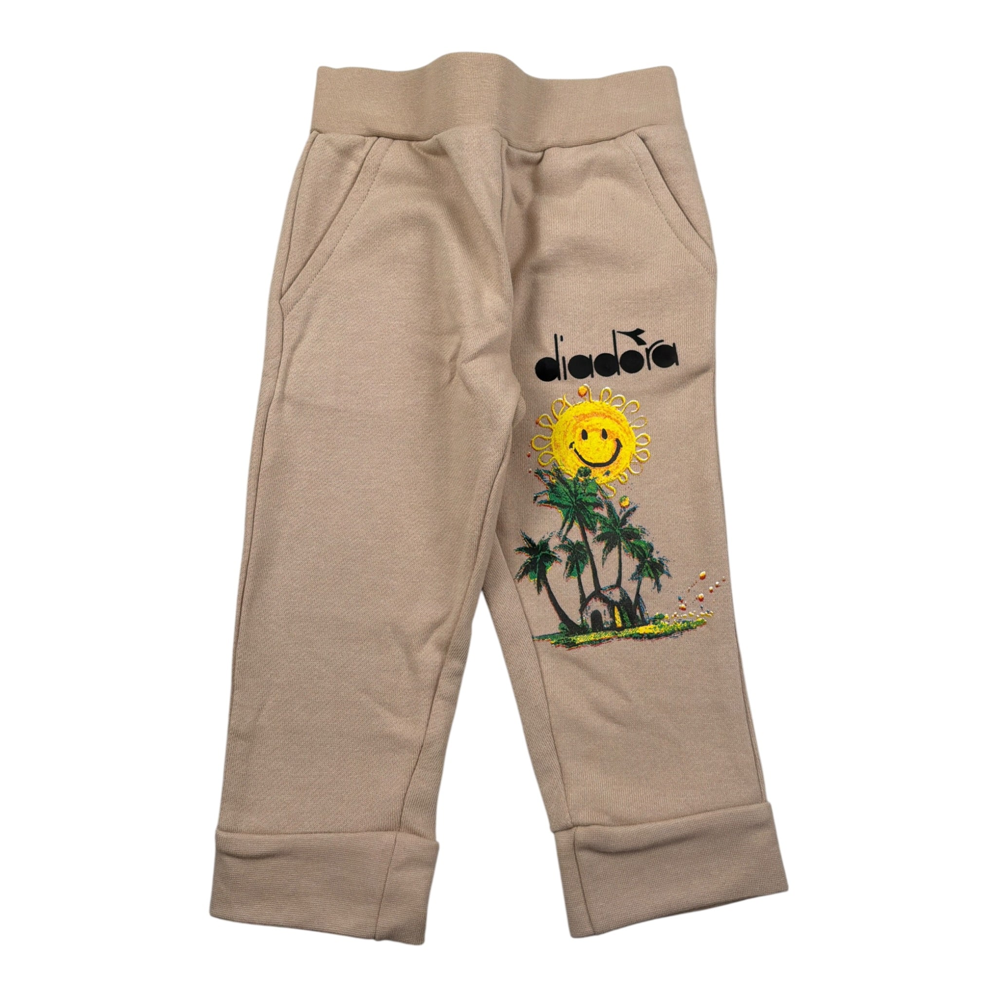 Diadora Completo 2 Pezzi Felpa-Pantalone Beige per Neonato 033243 BEIGE DIADORA 