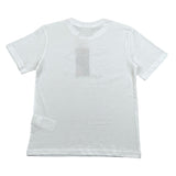 Diadora T-Shirt Girocollo Tinta Unita con Stampa per Bambino 102181706 BIANCO DIADORA 