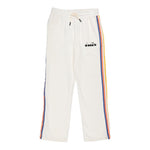 Diadora Pantalone Tuta tinta unita con Profili In Contrasto Panna per Bambino S4DIJBFP017 PANNA DIADORA 