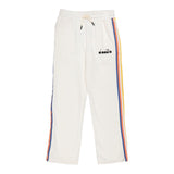 Diadora Pantalone Tuta tinta unita con Profili In Contrasto Panna per Bambino S4DIJBFP017 PANNA DIADORA 