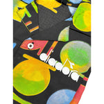 Diadora Camicia Mezza Manica tinta unita con Stampe Logo Nero per Bambino S4DIJBSI035 NERO DIADORA 