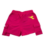 Diadora Short In Felpa tinta unita con Logo Fuxia per Bambina S4DIJGSH016 FUXIA DIADORA 