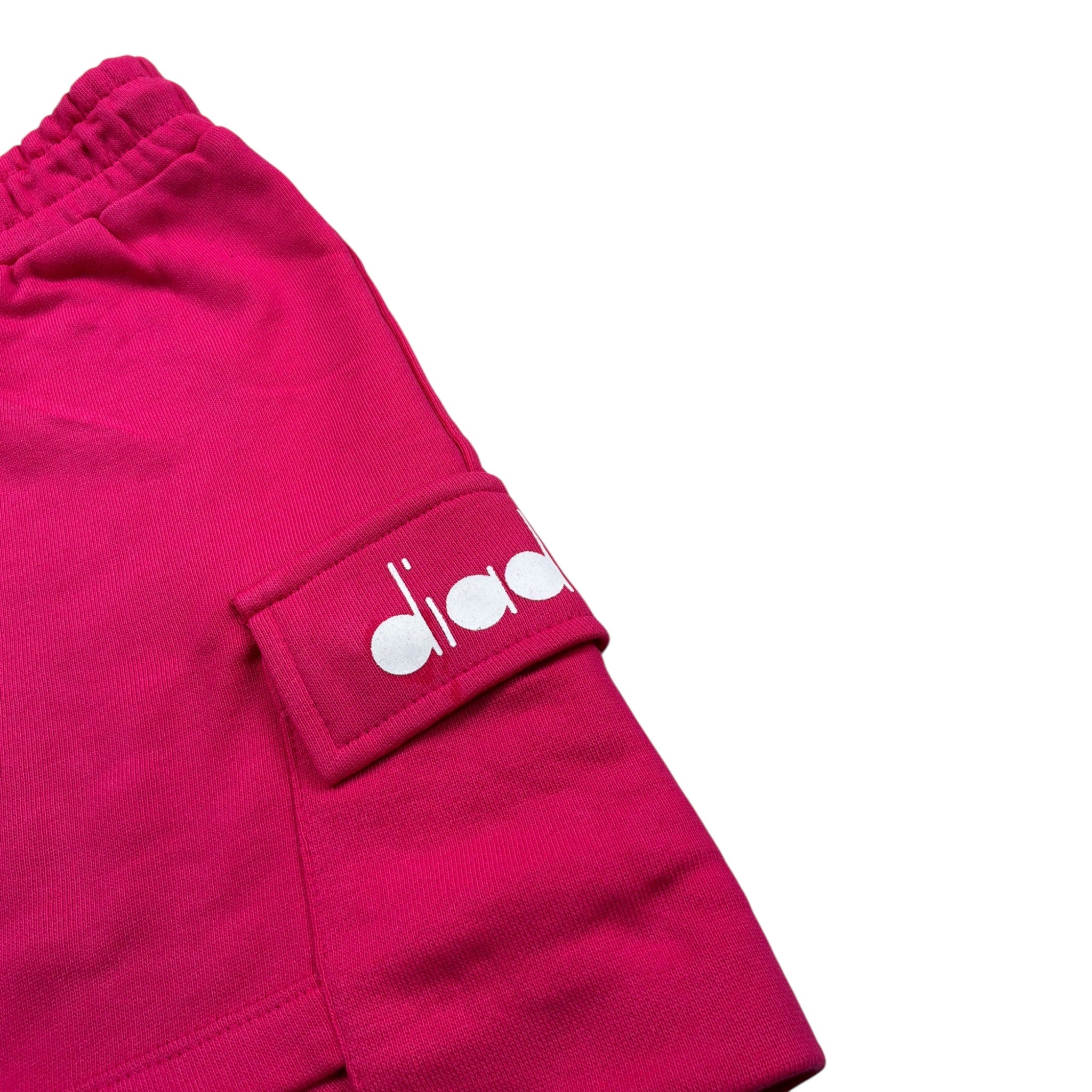 Diadora Short In Felpa tinta unita con Logo Fuxia per Bambina S4DIJGSH016 FUXIA DIADORA 