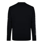 Diesel Shirt Girocollo tinta unita con Stampa Nero per Bambino 00J4P8 NERO DIESEL 