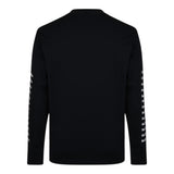 Diesel Shirt Girocollo tinta unita con Stampa Nero per Bambino 00J4P8 NERO DIESEL 