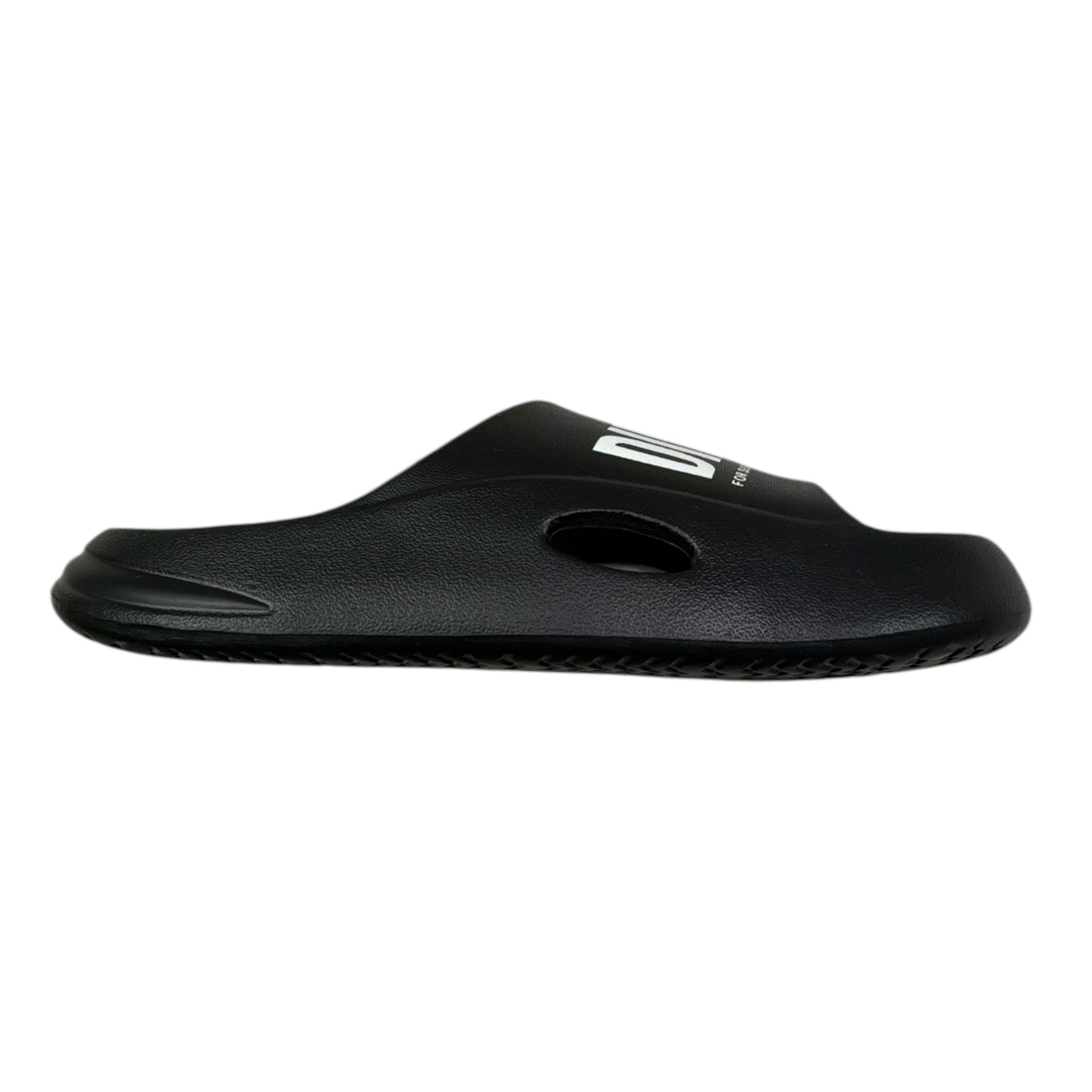 Diesel Ciabatta Tinta Unita con Logo per Bambino BC0536 NERO DIESEL 