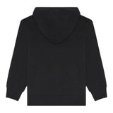 Diesel Felpa tinta unita con Cappuccio E Stampa Nero per Bambino J00836 NERO DIESEL 