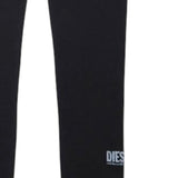 Diesel Leggins tinta unita con Logo Nero per Bambina J01151 NERO DIESEL 