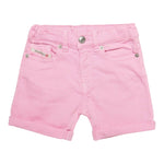 Diesel Short tinta unita con Girovita Regolabile Rosa per Bambina J01274 ROSA DIESEL 
