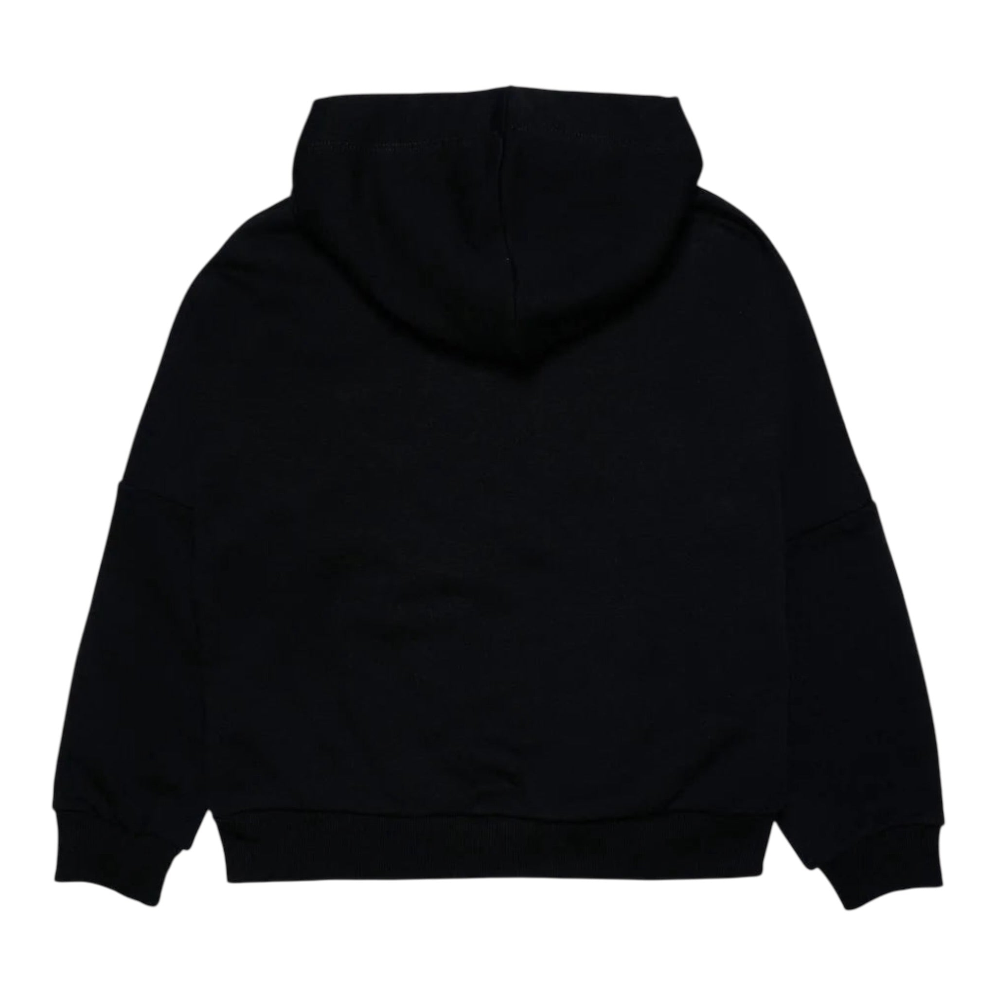 Diesel Felpa Chiusa con Cappuccio Tinta Unita per Bambina J01457 NERO DIESEL 