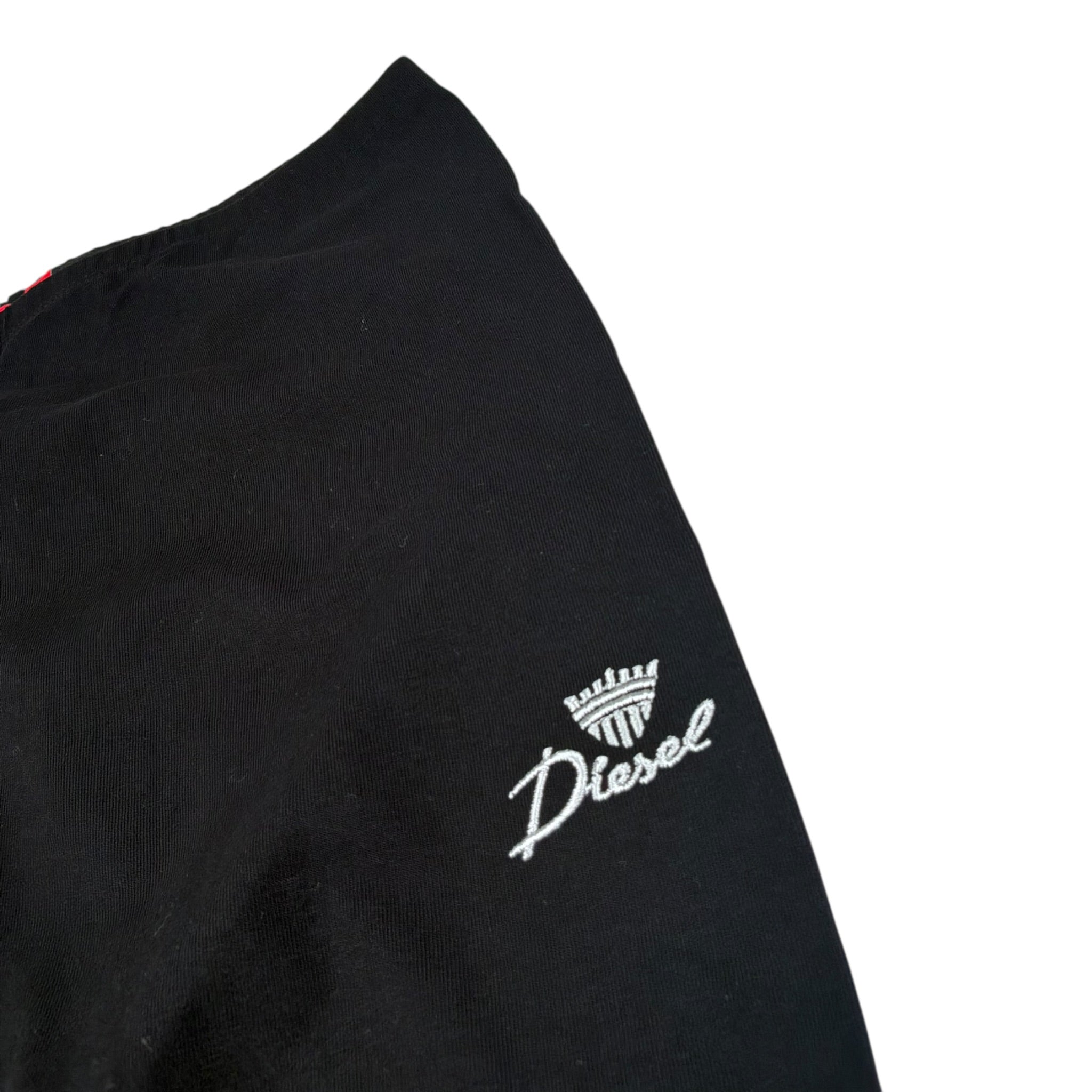 Diesel Leggins tinta unita con Logo Nero per Bambina J01806 NERO DIESEL 