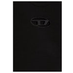 Diesel T-Shirt Girocollo tinta unita con Logo Nero per Bambina J01830XXXX NERO DIESEL 