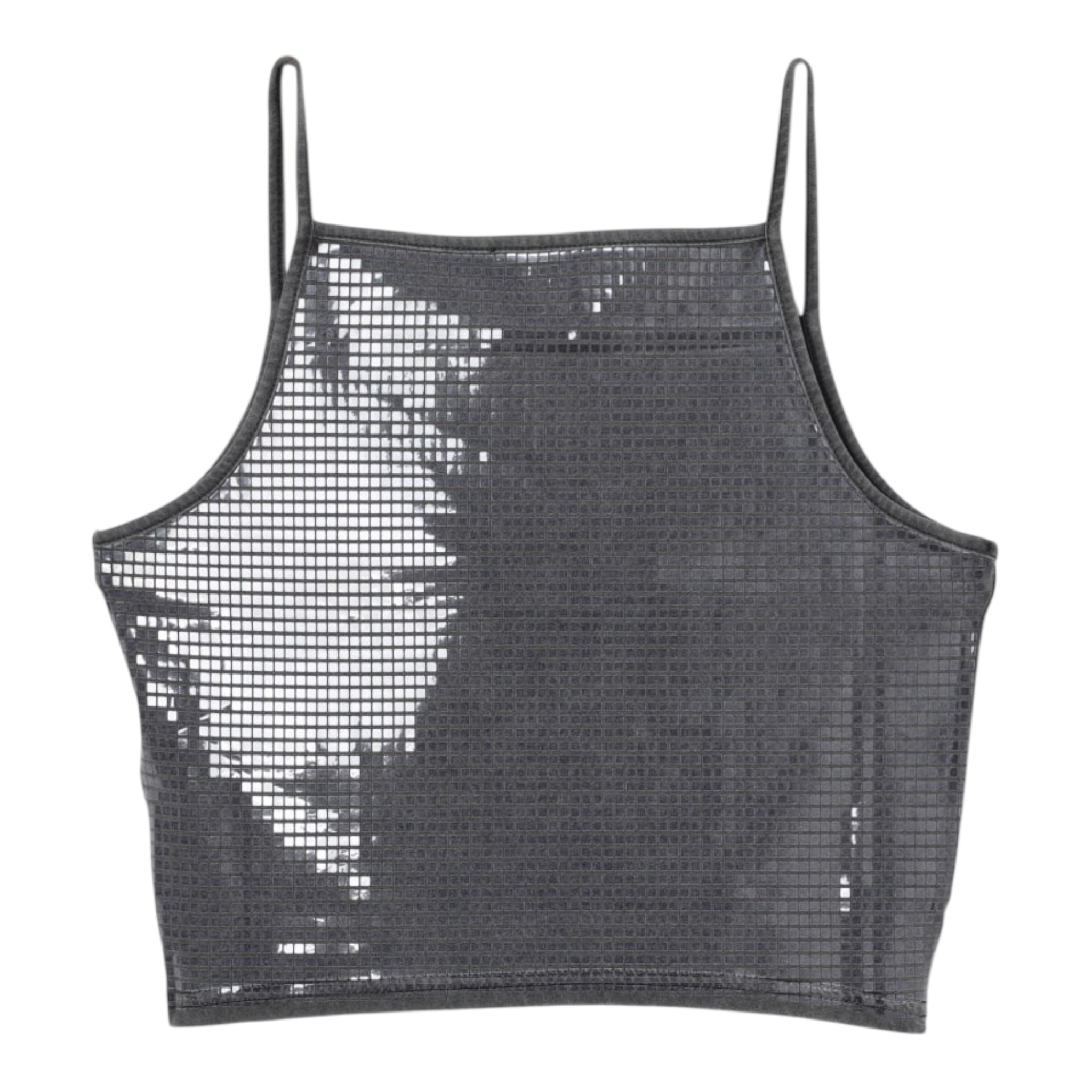 Diesel Top Bretelline Tinta Unita per Bambina J02179 GRIGIO DIESEL 