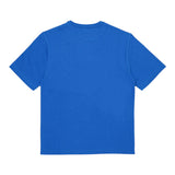 Diesel T.Shirt Girocollo Tinta Unita con Logo per Bambino J02228 BLU DIESEL 