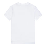 Diesel T-Shirt Girocollo Tinta Unita con Stampa per Bambino J02237X BIANCO DIESEL 