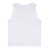 Diesel Canotta Tinta Unita con Logo per Bambina J02238 BIANCO DIESEL 