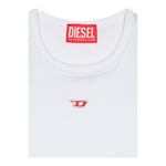 Diesel Canotta Tinta Unita con Logo per Bambina J02238 BIANCO DIESEL 