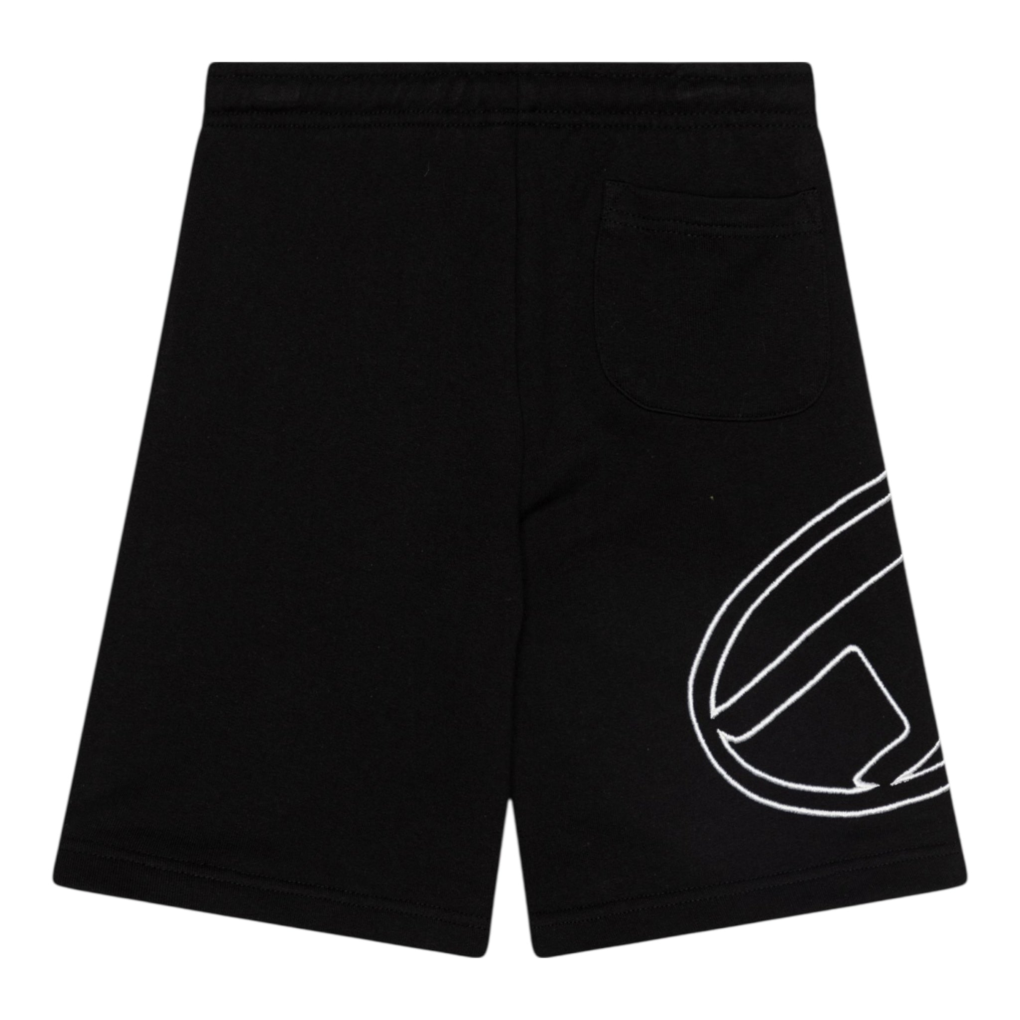 Diesel Bermuda In Tuta Tinta Unita con Logo per Bambino J02273X NERO DIESEL 