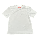 Diesel T-Shirt Girocollo Tinta Unita con Stampa per Neonato K005633 BIANCO DIESEL 