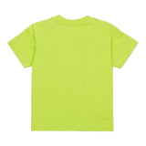 Diesel T-Shirt Girocollo tinta unita con Stampa Verde Fluo per Neonato K00569XX VERDE FLUO DIESEL 