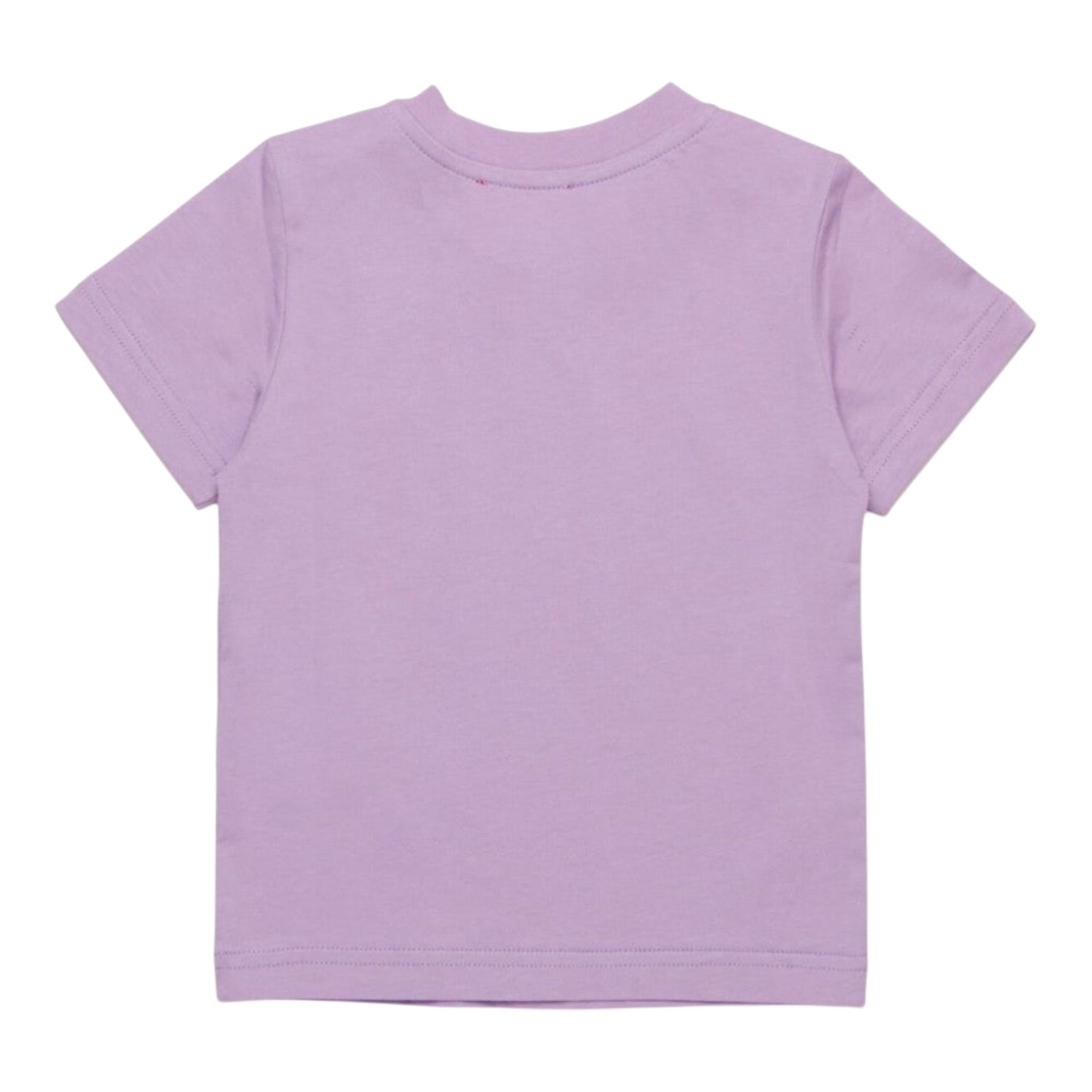 Diesel T-Shirt Girocollo tinta unita con Stampa Lilla per Bambina K00635JX LILLA DIESEL 