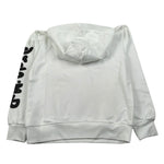 Disclaimer Felpa Chiusa con Cappuccio Tinta Uita con Stampe Bianco per Bambino 24ED58029 BIANCO DISCLAIMER 