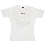 Disclaimer Tshirt Girocollo tinta unita con Stampa Bianco per Bambino 25EDK5431 BIANCO DISCLAIMER 