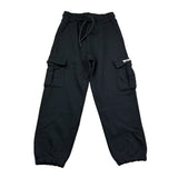 Disclaimer Pantalone Modello Tuta Tinta Unita con Logo per Bambino 25EDK58403 NERO DISCLAIMER 