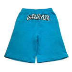 Disclaimer Bermuda In Tuta Tinta Unita con Logo per Bambino 25EDK58405 AZZURRO DISCLAIMER 