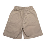 Disclaimer Bermuda Tinta Unita con Elastico In Vita per Bambino 25EDK58457 BEIGE DISCLAIMER 
