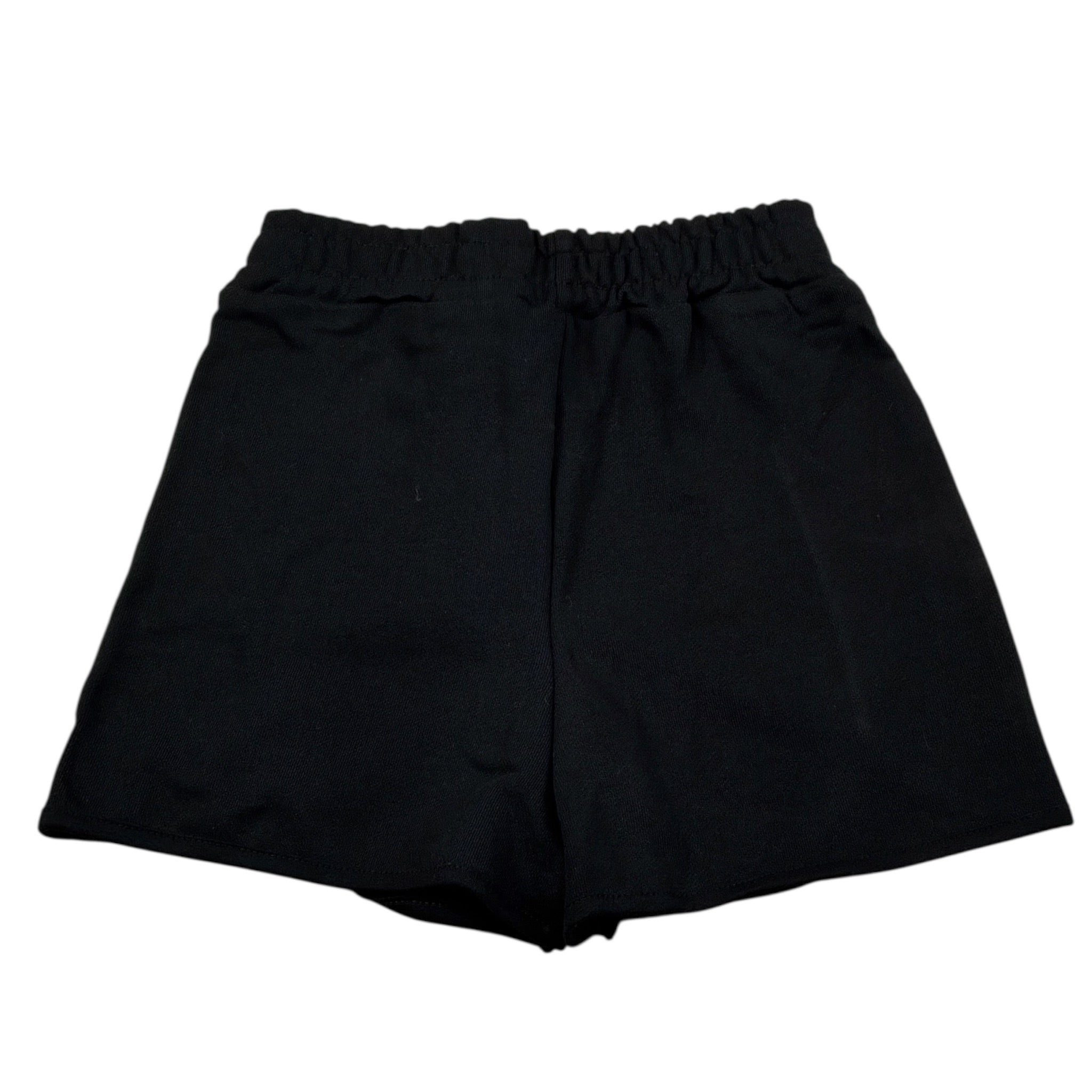 Disclaimer Short tinta unita con Trafori Nero per Bambina 25EDK58547X NERO DISCLAIMER 