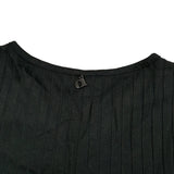Dixie T-Shirt Tinta Unita Modello Crop per Bambina MBB4070G74 NERO DIXIE 