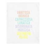 Dixie T-Shirt Tinta Unita Girocollo con Stampa per Bambina MBC5030G39 BIANCO DIXIE 