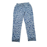 Dixie Pantalone Tinta Unita con Stampa per Bambina PE76134G74 AZZURRO DIXIE 