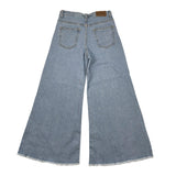 Dixie Jeans Tinta Unita Modello Palazzo per Bambina PH17010G74 AZZURRO DIXIE 
