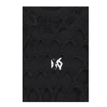 Dkny Canotta Tinta Unita Cont Trafori per Bambina D62317 NERO DKNY 