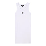 Dkny Abito Mezza Manica Tinta Unita per Bambina D62332 BIANCO DKNY 