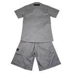 Do Not Conform Completo 2 Pezzi Camicia-Bermuda Tinta Unita per Bambino DCM014 GRIGIO DO NOT CONFORM 
