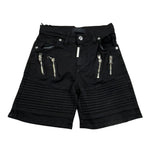 Do Not Conform Bermuda In Denim Tinta Unita con Girovita Regolabile per Bambino TAN007 NERO DO NOT CONFORM 