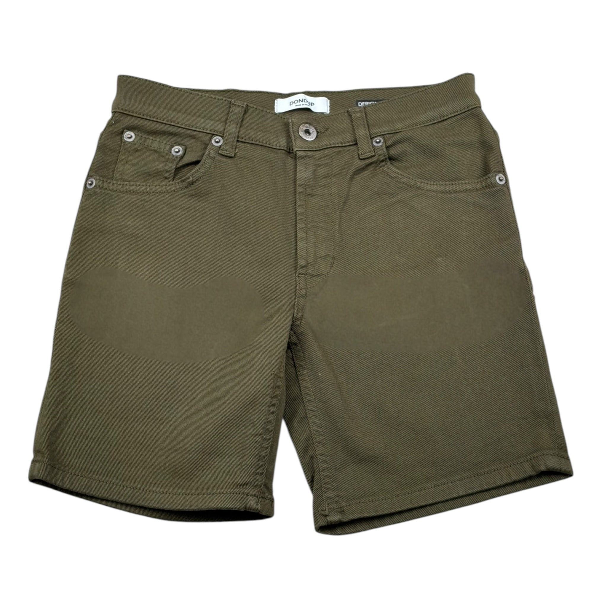 Dondup Bermuda Tinta Unita con 5 Tasche per Bambino DMBE27 VERDE DONDUP 